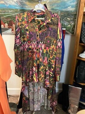 💃 Attitudes by Renee Como Milano High-Low Tunic | Multi-Print
